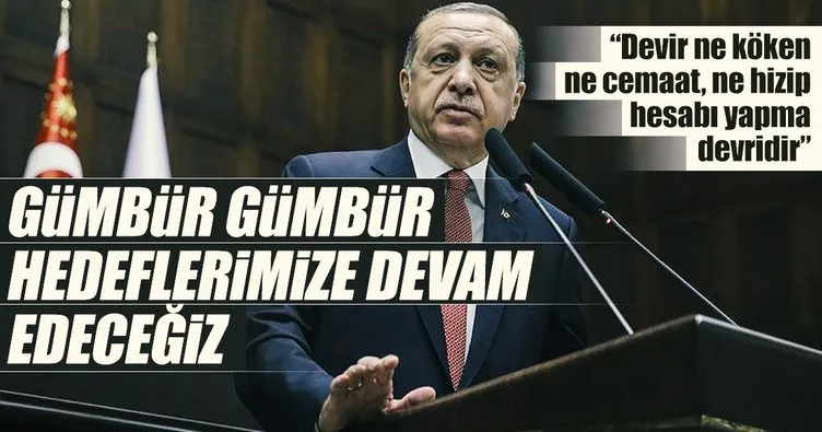Cumhurbaşkanı Erdoğan AK Parti Grup toplantısında konuştu