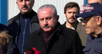 TBMM Başkanı Şentop ve Cemal Kalyoncu konteyner kentte inceleme yaptı | Video