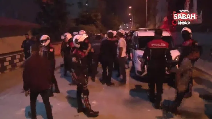 Sokak düğününde ortalık savaş alanına döndü | Video