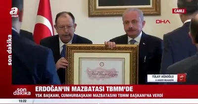 Başkan Erdoğan’ın mazbatası teslim edildi | Video