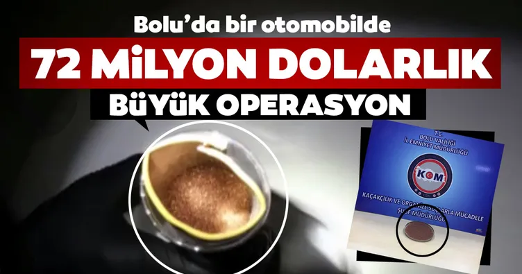 Bolu’da radyoaktif madde operasyonu