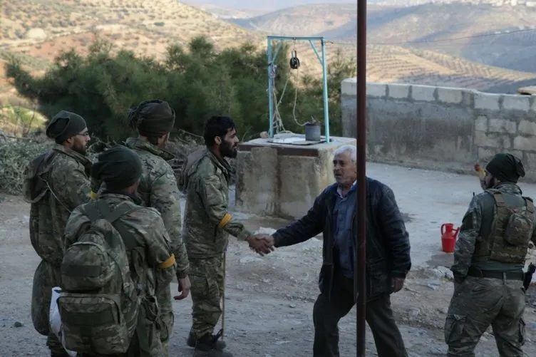 Şeyh Hadid'li sivillerin özgürlük sevinci