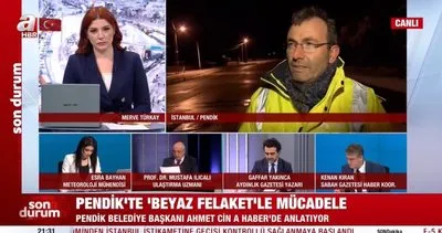Pendik Belediye Başkanı Ahmet Cin canlı yayında analiz etti! “İBB tuz yerine kar verdi” iddiası | Video
