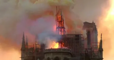 Son dakika haberi: Paris Notre Dame Katedrali böyle yandı… Çaresizce izlediler