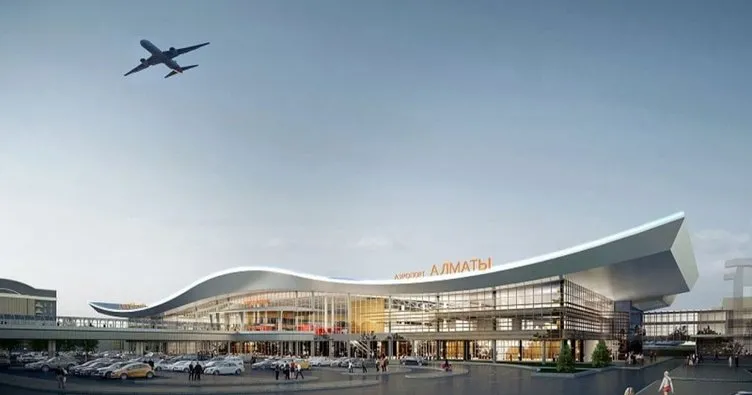 Kazakistan’ın Almatı Havalimanı bu sabah uçuşlara açıldı