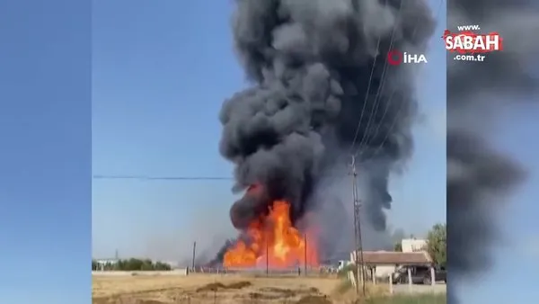 Son Dakika: İzmir Torbalı'da korkutan yangın! Kozmetik fabrikası alev alev yandı | Video