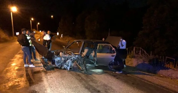 Çankırı’da korkunç kaza! İki otomobil kafa kafaya çarpıştı: 7 yaralı
