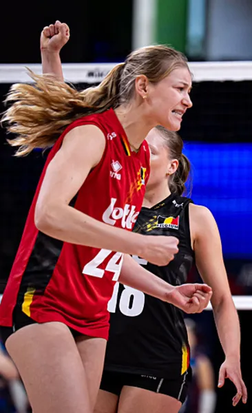 Voleybol Kadınlar Milletler Ligi’nde Belçika, Fransa’yı devirdi