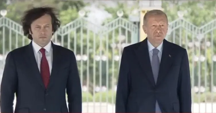 Gürcistan Başbakanı Ankara’da: Başkan Erdoğan Külliye’de karşıladı
