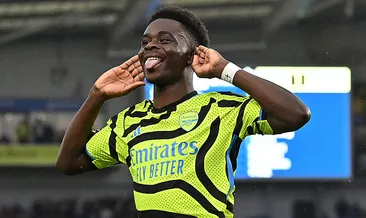 Bukayo Saka, kariyer sezonunu geçiriyor