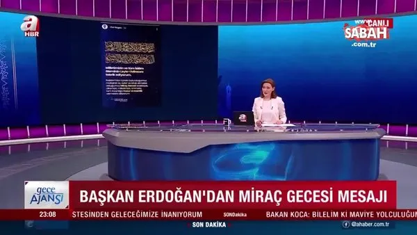 Başkan Erdoğan'dan Miraç Kandili mesajı | Video