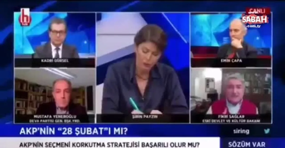 CHP'li Fikri Sağlar'dan Halk TV canlı yayınında skandal başörtüsü açıklaması | Video videosunu izle | Son Dakika Haberleri