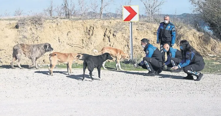 Polis can dostları yalnız bırakmadı
