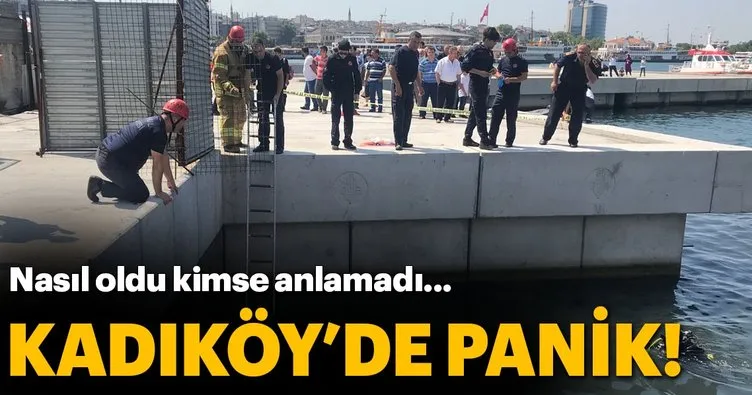 Son dakika: Kadıköy’de denize düşen kişi kayboldu
