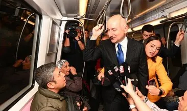 Bakan Adil Karaismailoğlu Sabiha Gökçen Havalimanı metrosu ile seyahat etti #istanbul