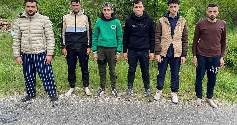 Yer Edirne: 6 kaçak göçmen jandarmadan kaçamadı