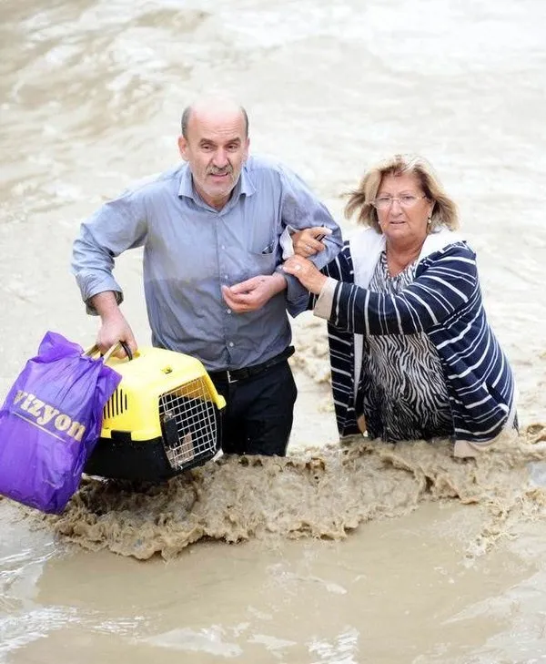 Silivri'de sel felaketi