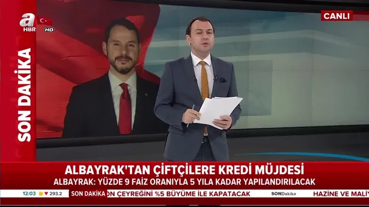 Albayrak'dan çiftçilere kredi müjdesi!