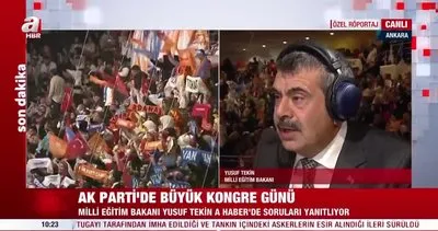 AK Parti’de Büyük Kongre günü! Milli Eğitim Bakanı Yusuf Tekin’den önemli açıklamalar | Video