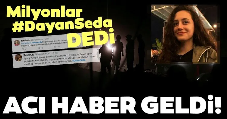 Son dakika: Milyonlar Dayan Seda dedi! İzmir’deki depremde enkaz altında kalan Seda Dinçer’in cansız bedenine ulaşıldı!