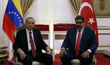 Başkan Erdoğan, Venezuela Devlet Başkanı Maduro ile görüştü
