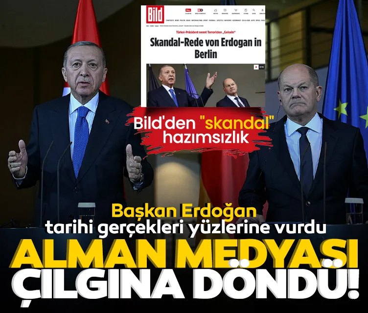 Alman medyasında skandal hazımsızlık! Başkan Erdoğan’ı hedef aldılar