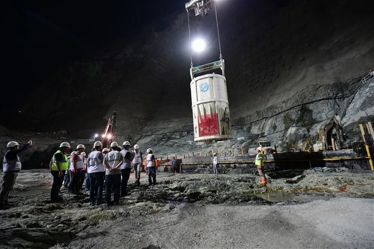 Türkiye’nin en yüksek baraj inşaatında 145 metre gövdeye ulaşıldı