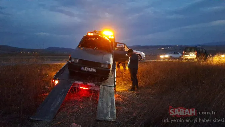 Çorum’da feci kaza: Otomobil devrildi: 1 ölü, 5 yaralı