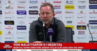 Yeni Malatyaspor-Beşiktaş maçı sonrası Sergen Yalçın: Önemli bir galibiyet aldık