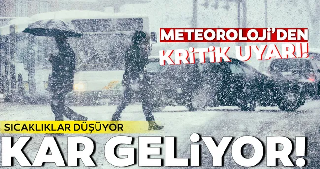 meteoroloji den kritik hava durumu