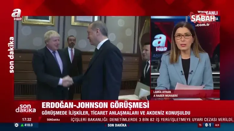 Son dakika: Başkan Erdoğan, İngiltere Başbakanı Johnson ile görüştü! İşte ele alınan konular | Video