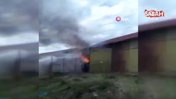Patlayan trafo alev alev böyle yandı | Video