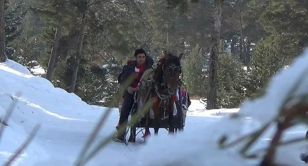 Cıbıltepe'de kayak ve kızak keyfi