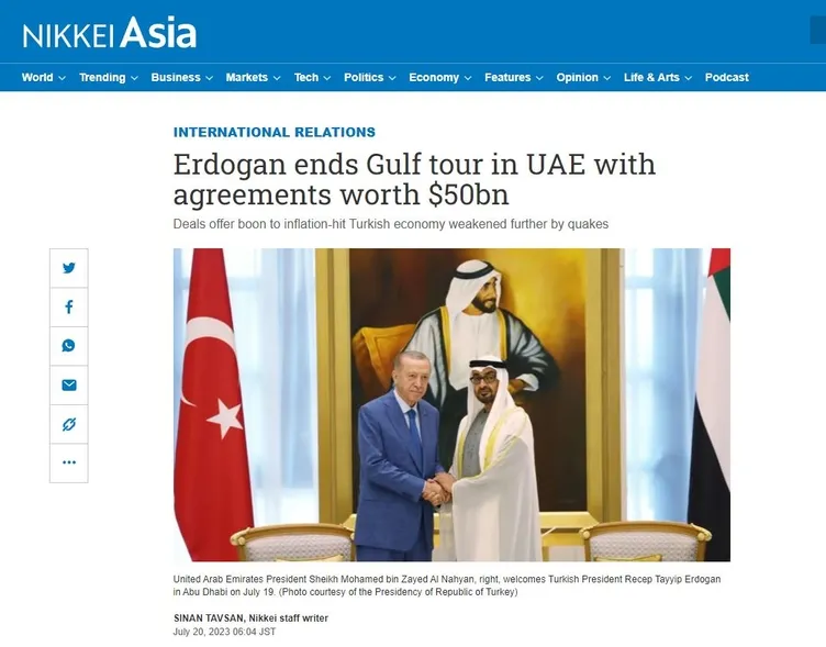 Türkiye ve BAE arasındaki dev anlaşma dünyada yankılandı! Madde madde detayları yazdılar...