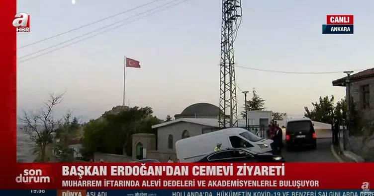 Son dakika: Başkan Erdoğan, Ankara’da Hüseyin Gazi Cemevi’nde Muharrem iftarına katıldı