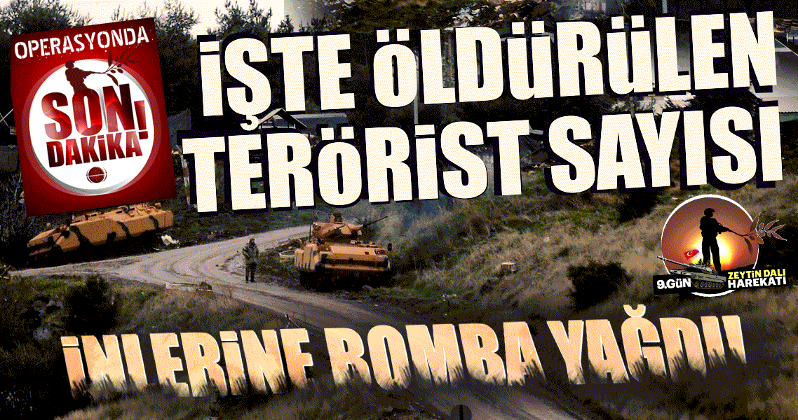 Teröristler kaçacak delik arıyor... İşte Zeytin Dalı operasyonunda son dakika yaşananlar...