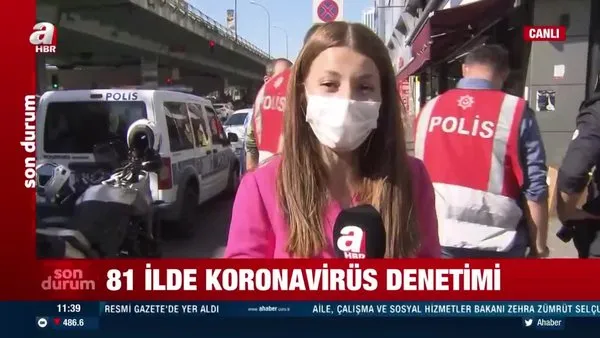 İstanbul'da koronavirüs denetimleri gerçekleştiriliyor! | Video