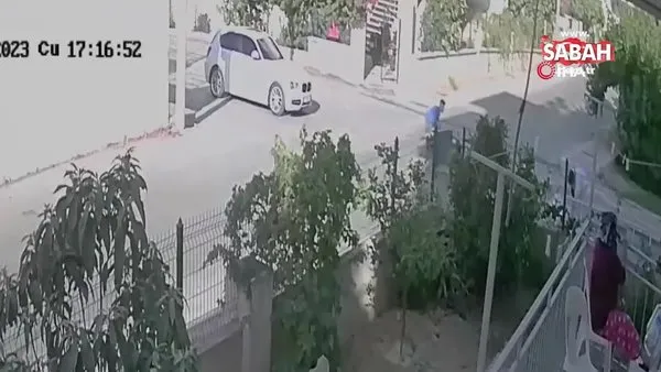 Çocuğun kullandığı motosiklet çocuğa çarptı: 2 yaralı | Video