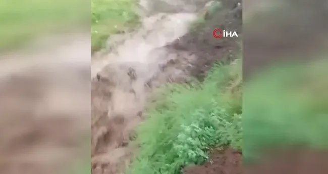 Meteoroloji uyarmıştı: Kağızman’da sel