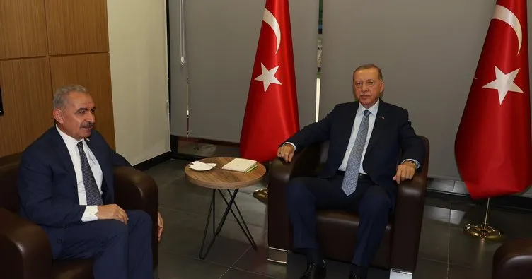 Başkan Erdoğan Filistin Başbakanı Iştiyye ile görüştü