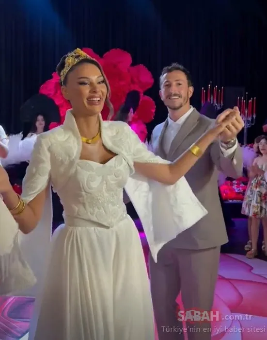 Survivor Berkan Karabulut ve Lale Onuk evlendi! Lale Onuk’un gelinliği hayran bıraktı