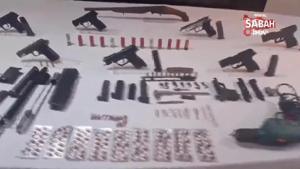 İzmir’deki yasa dışı silah ticaretine 7 tutuklama | Video