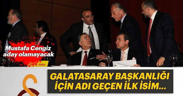 Galatasaray’ın başkan adayı kim olacak? O ismi açıkladı