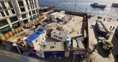 İBB otopark projesinde deniz suyu skandalı! Meydanı için yıktı ama 13 aydır çivi çakmadı