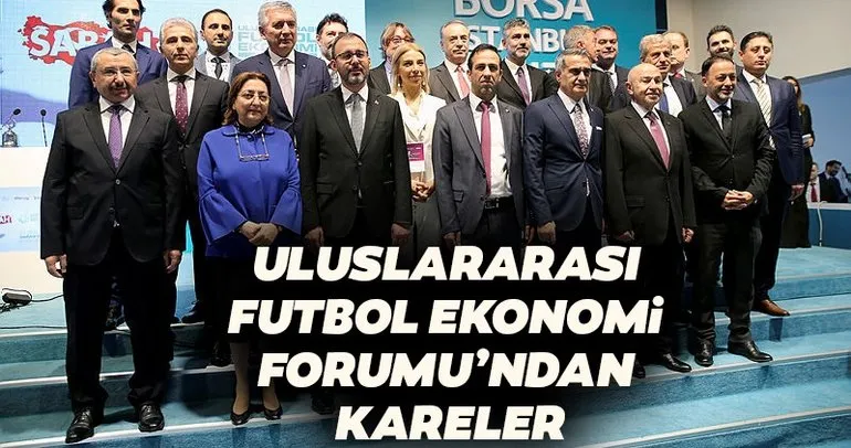 SABAH Gazetesi tarafından düzenlenen Uluslararası Futbol Ekonomi Forumu’ndan kareler