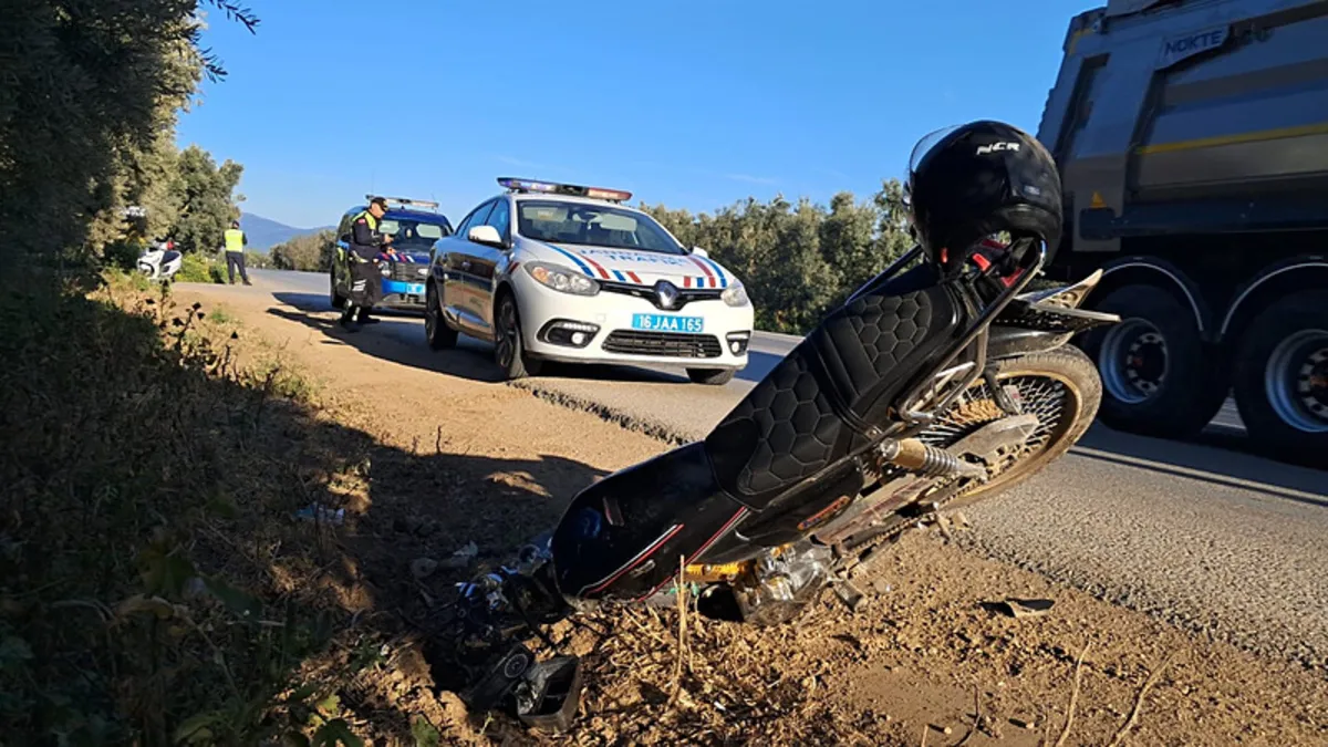 Bursa’da motosiklet kazası: 1 yaralı!