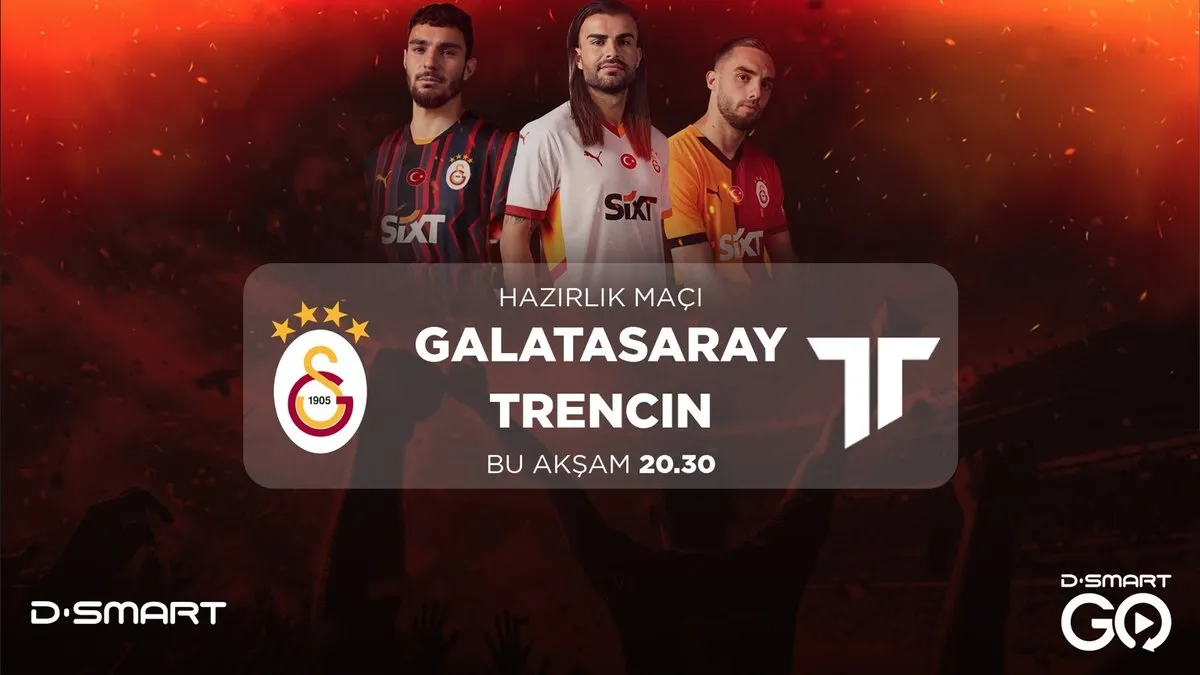 Galatasaray üçüncü hazırlık maçında! Rakip Slovak Trencin