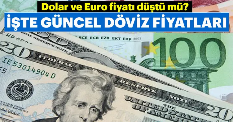 Euro ve dolar ne kadar oldu? İşte güncel döviz fiyatları!