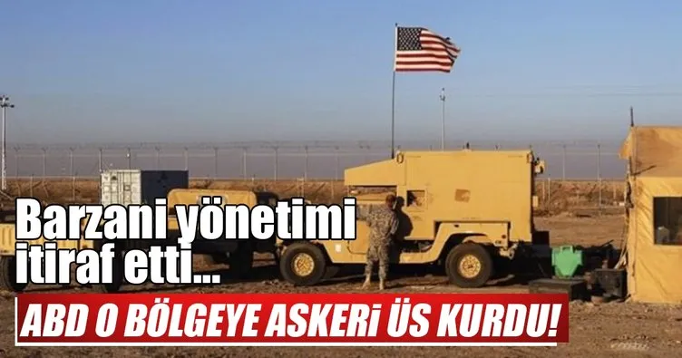 Barzani yönetimi itiraf etti: ABD o bölgeye...
