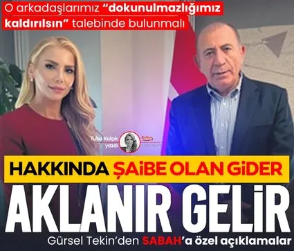 Hakkında şaibe olan gider aklanır gelir